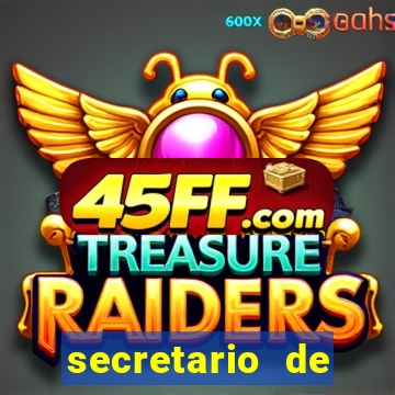 secretario de esporte salario
